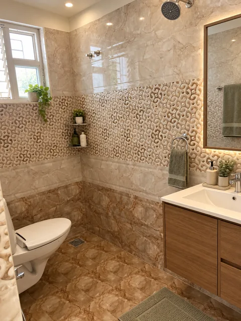 AI-generated completed bathroom concept for Property 1