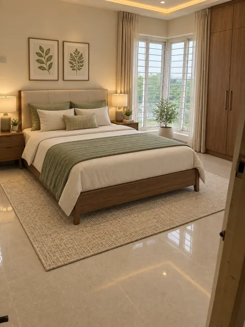 AI-generated furnished concept for bedroom three in Property 1